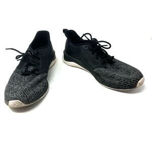 Reebok Size 9.5 Sneakers‎ Black Lightweight Running Lace Up Outdoors Gym Sports